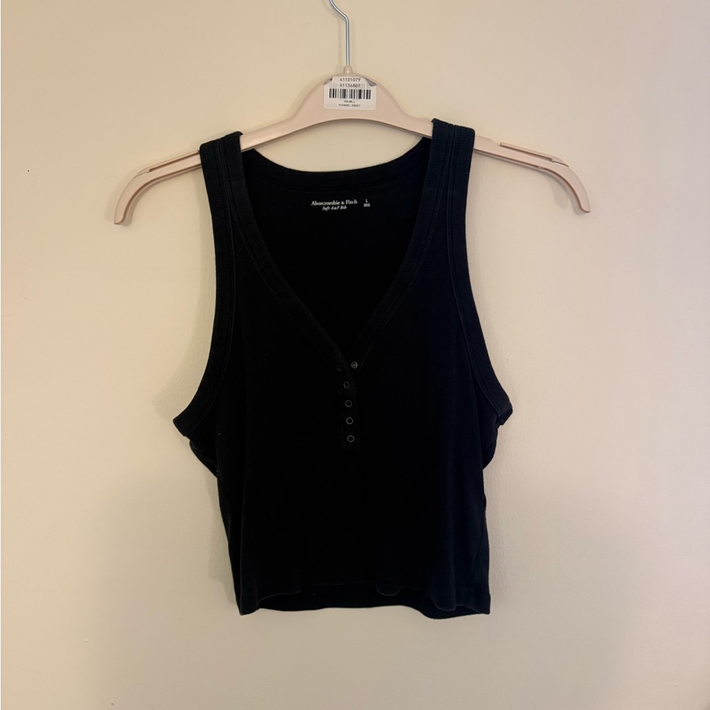 Abercrombie & Fitch Black Tank Top